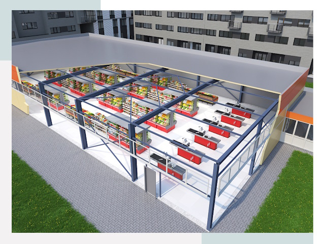 Строительство магазинов в Щербинка от 611 руб. за м²