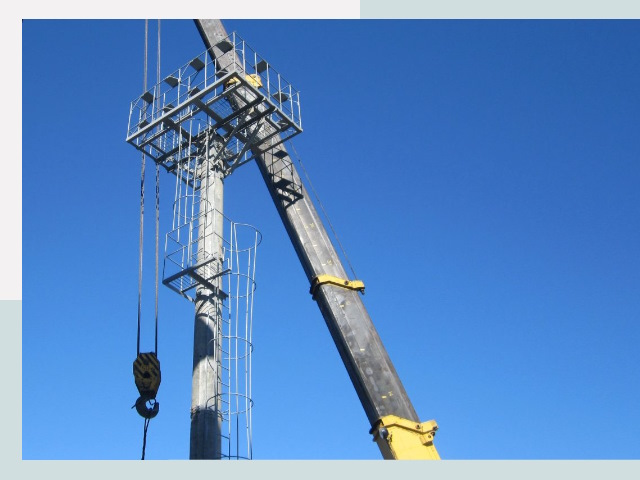 Монтаж осветительных мачт в Щербинка от 611 руб.