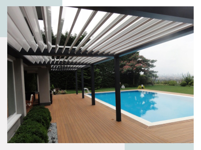 Перголы в щербинке