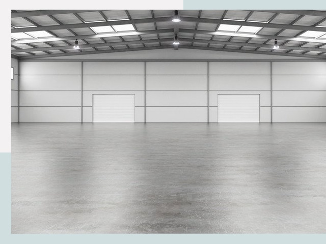 Полы для ангаров в щербинке от 611 руб. за м2