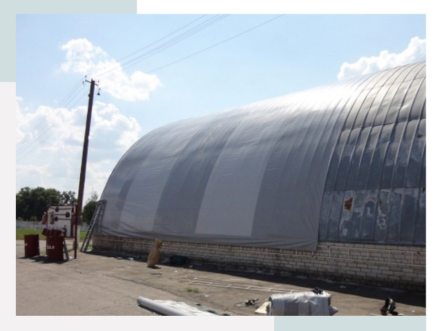 Ремонт ангаров в щербинке