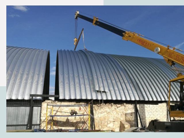 Реконструкция ангаров в щербинке от 611 руб.