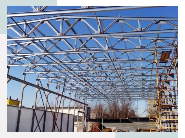 Металлокаркасы для складов в щербинке