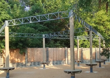 Терраса из металлоконструкций под ключ, проектирование, изготовление и монтаж от СтальСтрой-Щрб